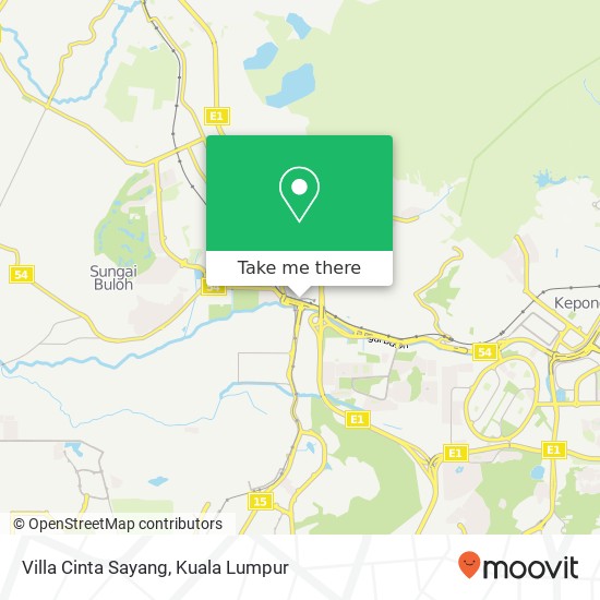 Villa Cinta Sayang map