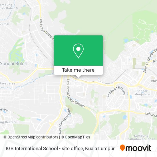 IGB International School - site office map