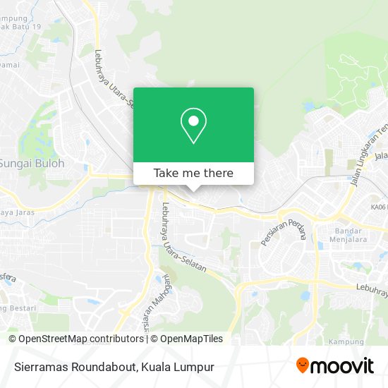 Sierramas Roundabout map