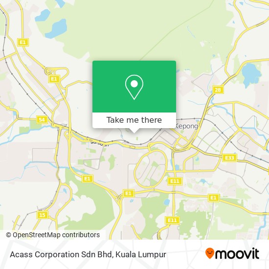 Acass Corporation Sdn Bhd map