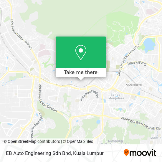 EB Auto Engineering Sdn Bhd map