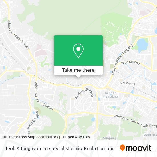 teoh & tang women specialist clinic map
