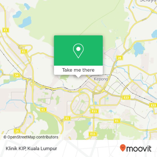 Klinik KIP map