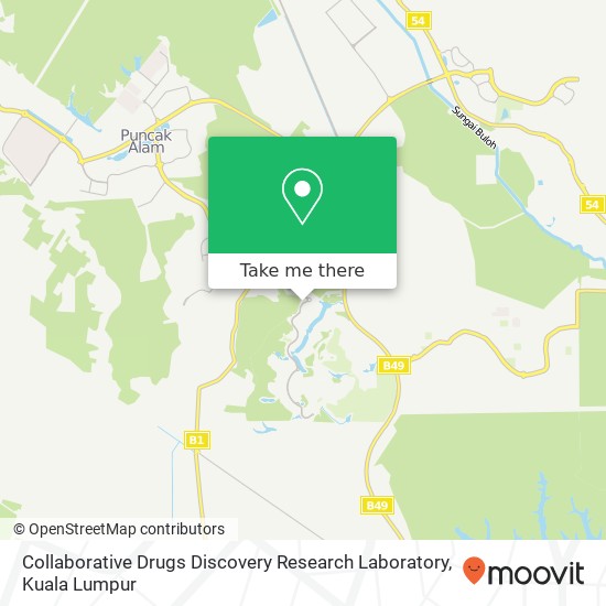 Collaborative Drugs Discovery Research Laboratory map