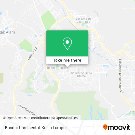 Bandar baru sentul map