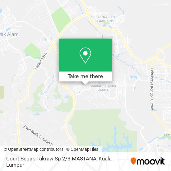 Peta Court Sepak Takraw Sp 2 / 3 MASTANA