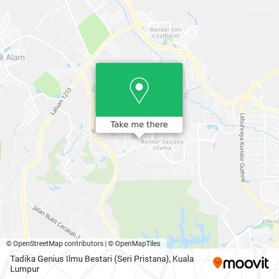 Tadika Genius Ilmu Bestari (Seri Pristana) map