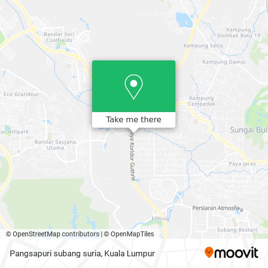 Pangsapuri subang suria map