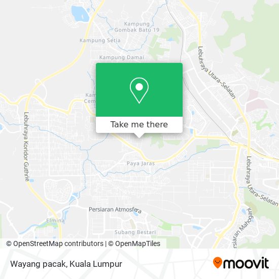 Wayang pacak map