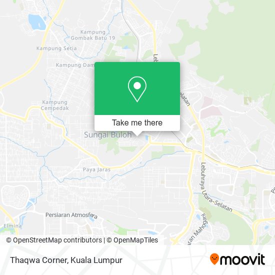 Thaqwa Corner map