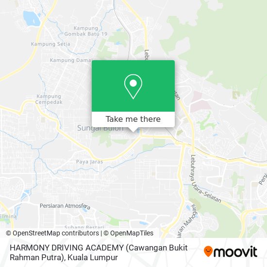 HARMONY DRIVING ACADEMY (Cawangan Bukit Rahman Putra) map