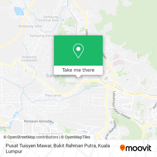 Peta Pusat Tuisyen Mawar, Bukit Rahman Putra