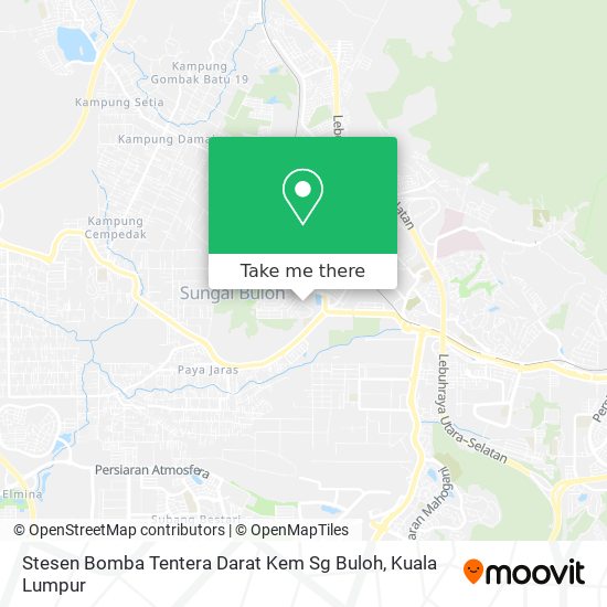 Peta Stesen Bomba Tentera Darat Kem Sg Buloh