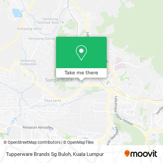 Tupperware Brands Sg Buloh map