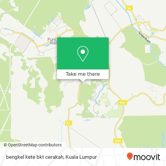 bengkel kete bkt cerakah map