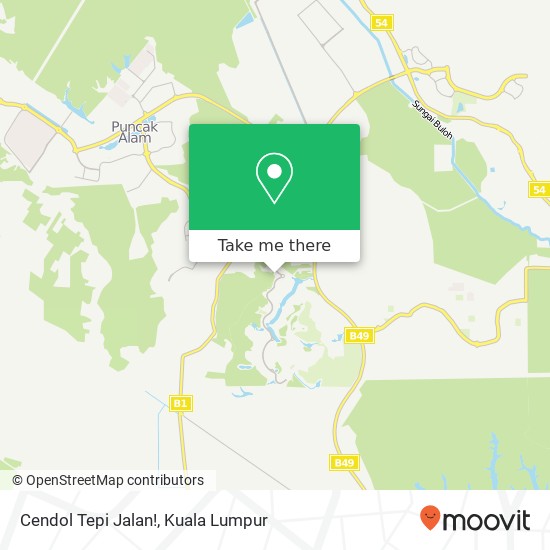 Cendol Tepi Jalan! map