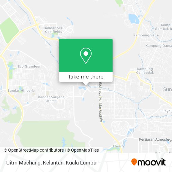 Peta Uitm Machang, Kelantan