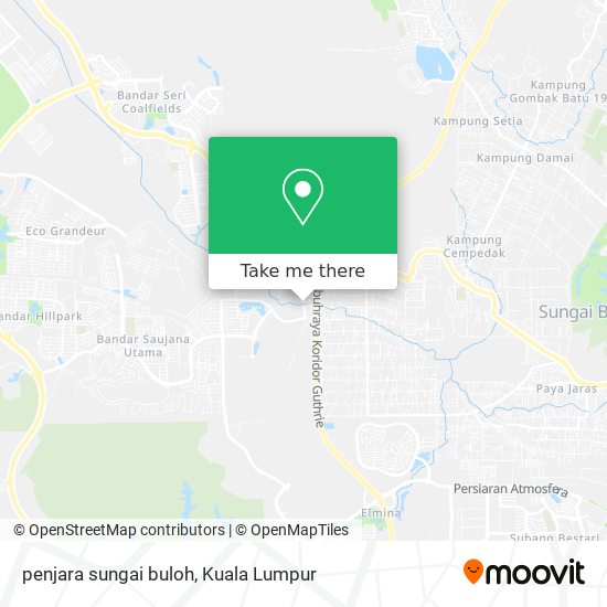 Peta penjara sungai buloh