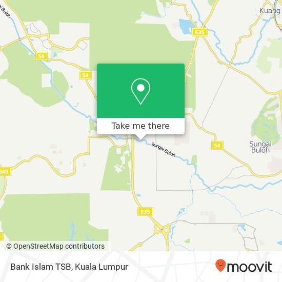 Bank Islam TSB map