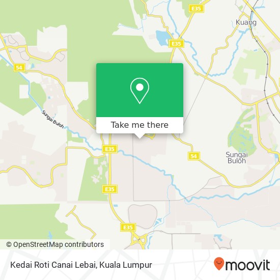 Kedai Roti Canai Lebai map