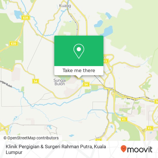 Klinik Pergigian & Surgeri Rahman Putra map
