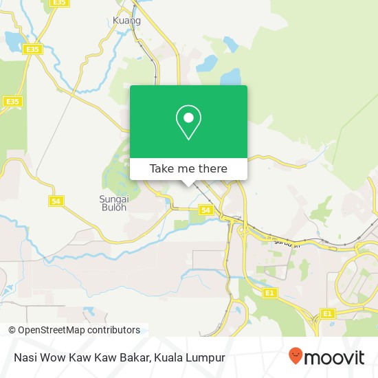 Peta Nasi Wow Kaw Kaw Bakar