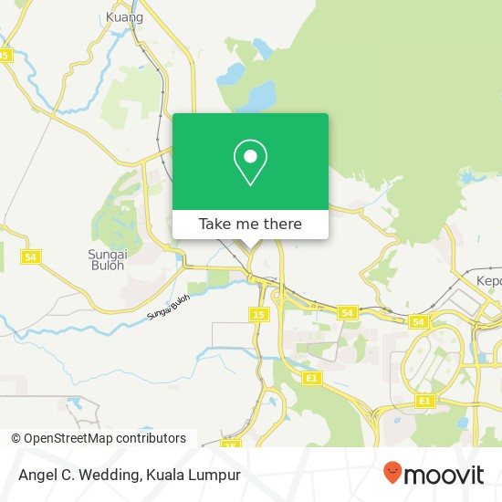 Angel C. Wedding map