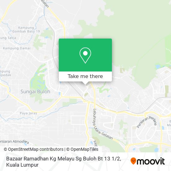 Bazaar Ramadhan Kg Melayu Sg Buloh Bt 13 1 / 2 map
