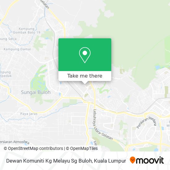 Dewan Komuniti Kg Melayu Sg Buloh map