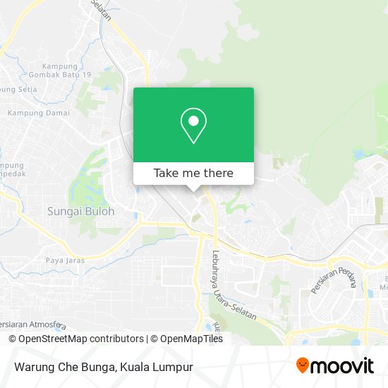 Warung Che Bunga map