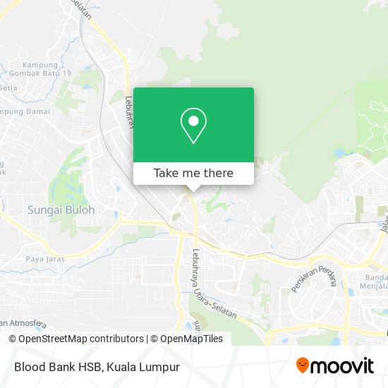 Blood Bank HSB map