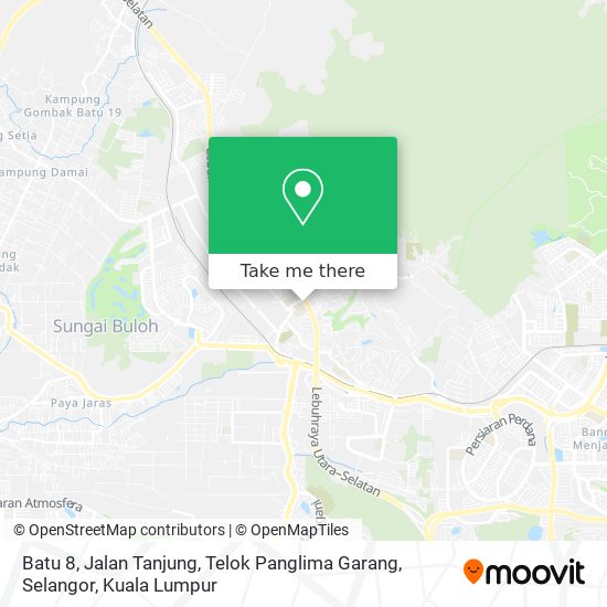 Batu 8, Jalan Tanjung, Telok Panglima Garang, Selangor map