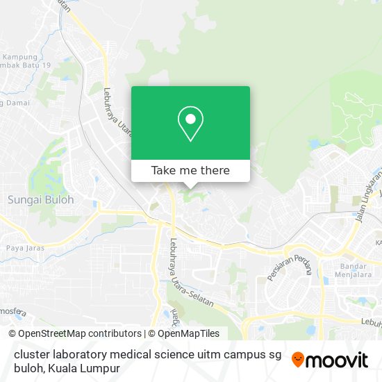 Peta cluster laboratory medical science uitm campus sg buloh
