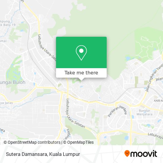 Sutera Damansara map