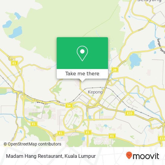 Peta Madam Hang Restaurant
