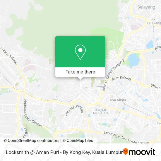 Locksmith @ Aman Puri - By Kong Key map