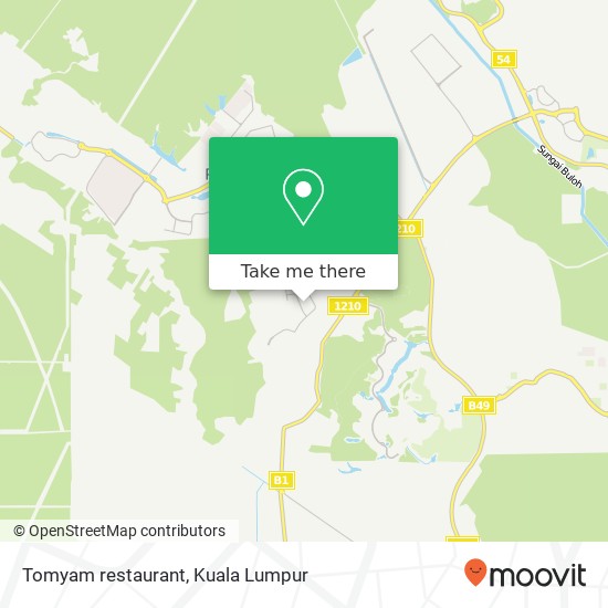 Tomyam restaurant map