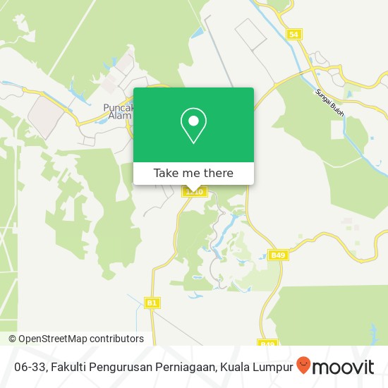 06-33, Fakulti Pengurusan Perniagaan map