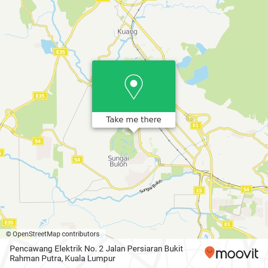 Pencawang Elektrik No. 2 Jalan Persiaran Bukit Rahman Putra map