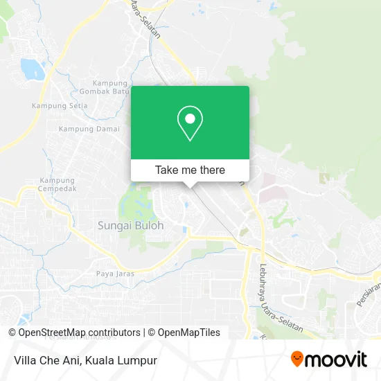 Villa Che Ani map