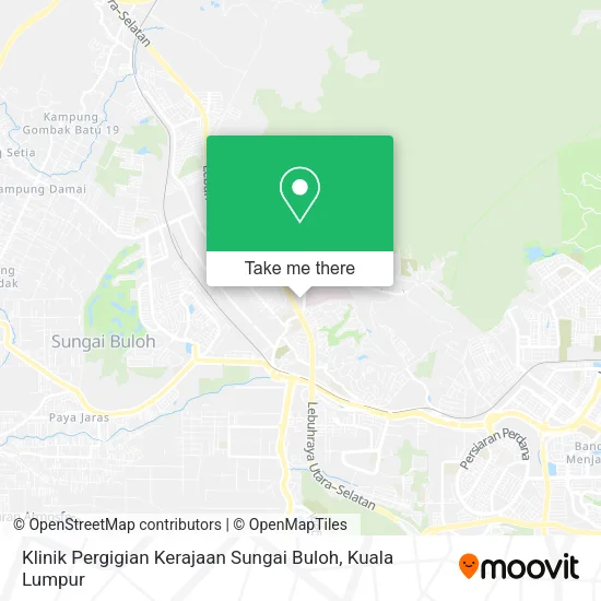 Klinik Pergigian Kerajaan Sungai Buloh map