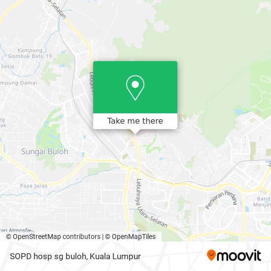 SOPD hosp sg buloh map