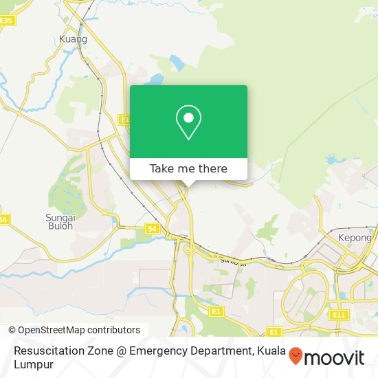 Resuscitation Zone @ Emergency Department map