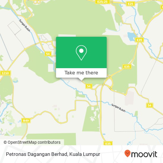 Petronas Dagangan Berhad map