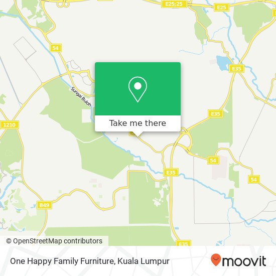 One Happy Family Furniture map