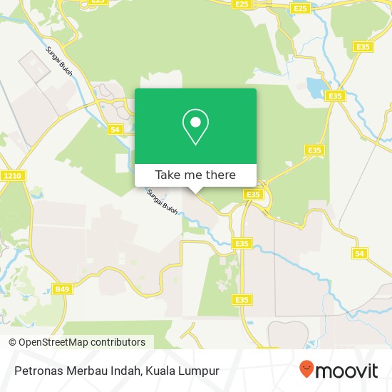 Petronas Merbau Indah map