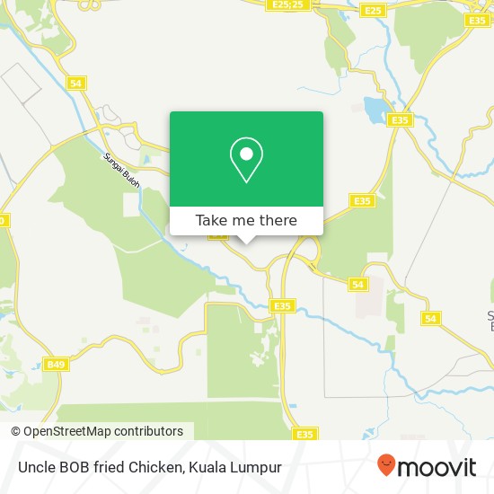 Uncle BOB fried Chicken map
