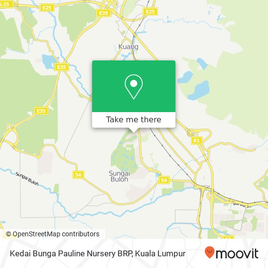 Kedai Bunga Pauline Nursery BRP map