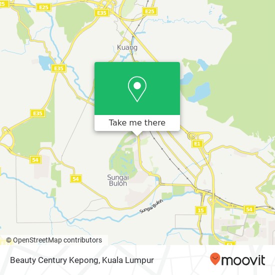 Beauty Century Kepong map