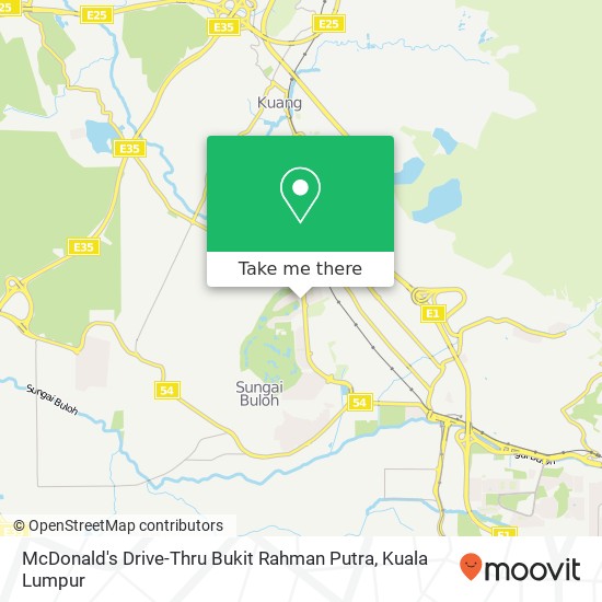 McDonald's Drive-Thru Bukit Rahman Putra map